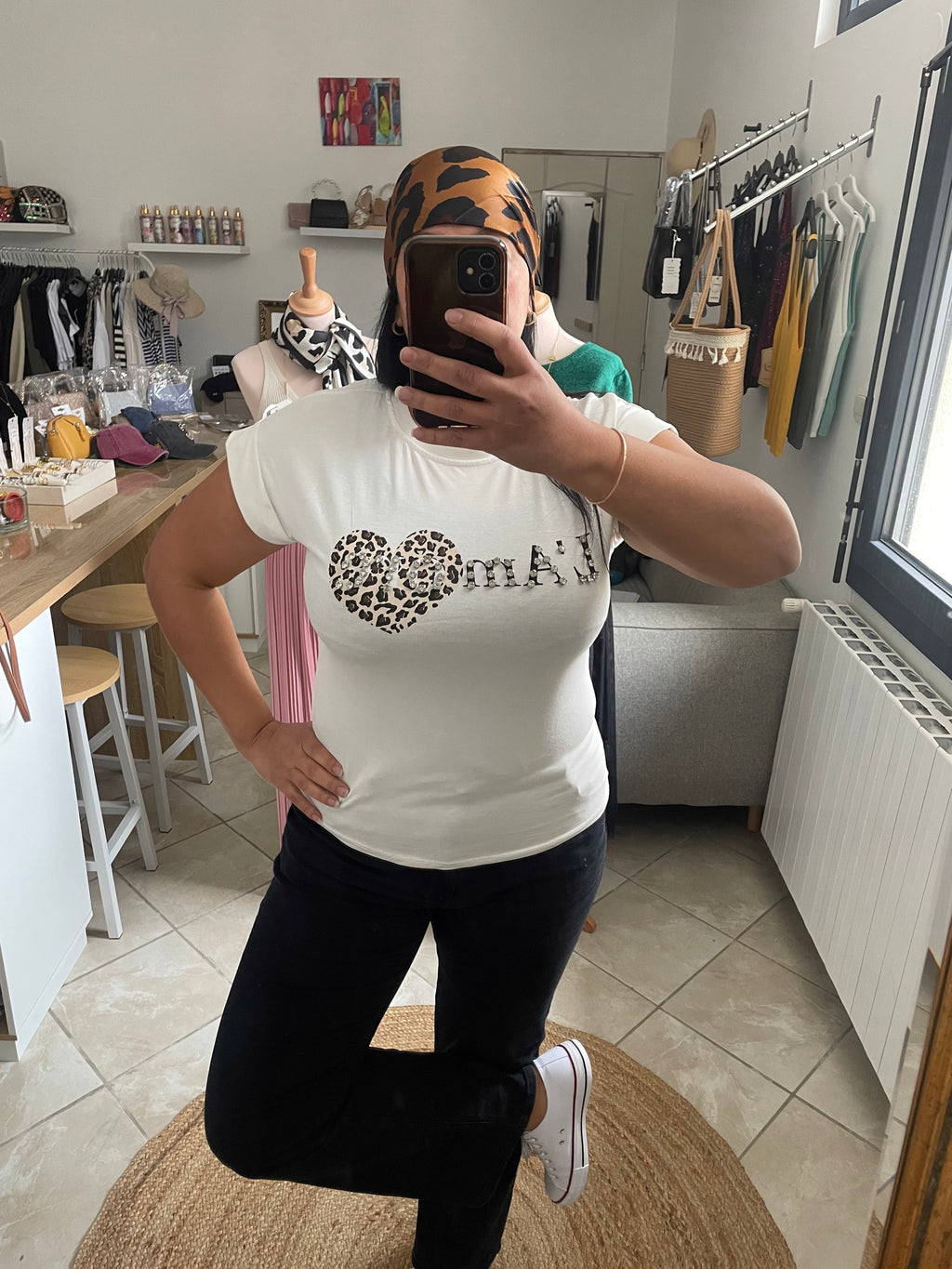 T-shirt Amour blanc image 2