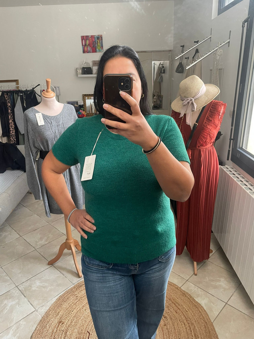 PULL GASPARD VERT SAPIN image 2