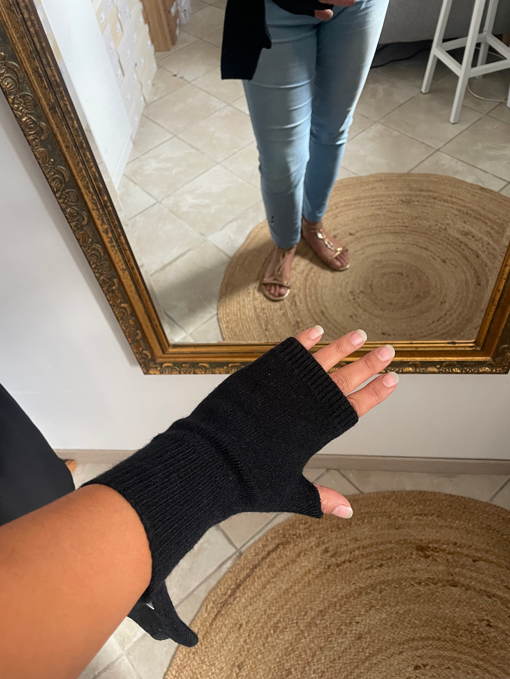 MITAINE CŒUR ♥️  NOIR image 0