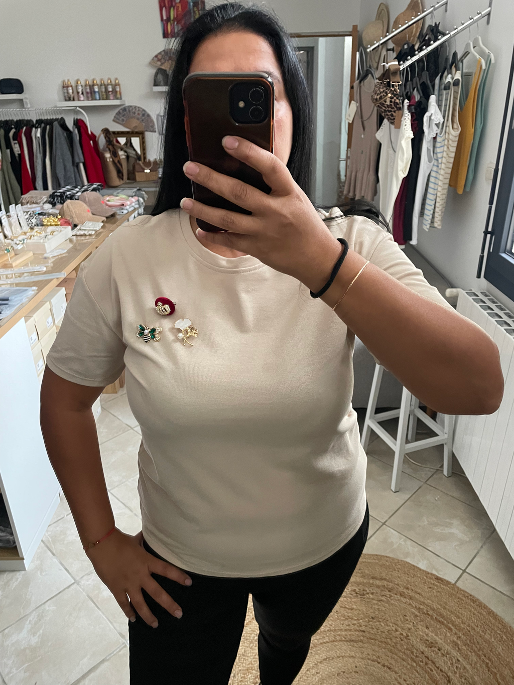 T-SHIRT CRYSTAL BEIGE image 0