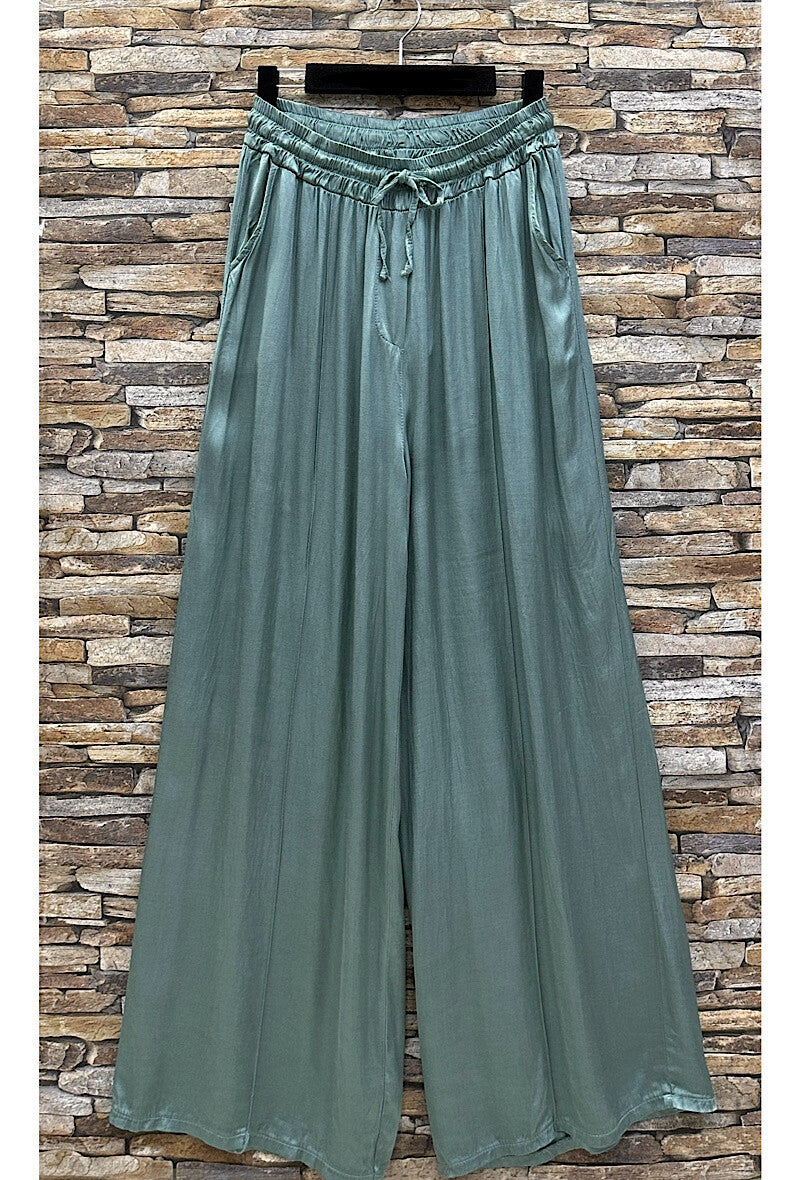 Pantalon Emy vert d’eau image 0