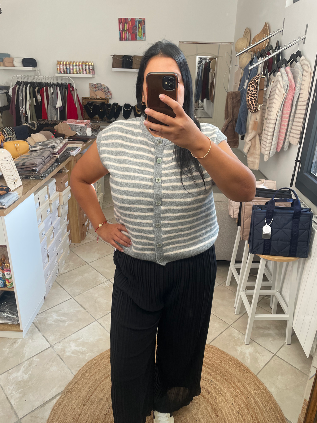 GILET AMY GRIS FONCÉ  image 0