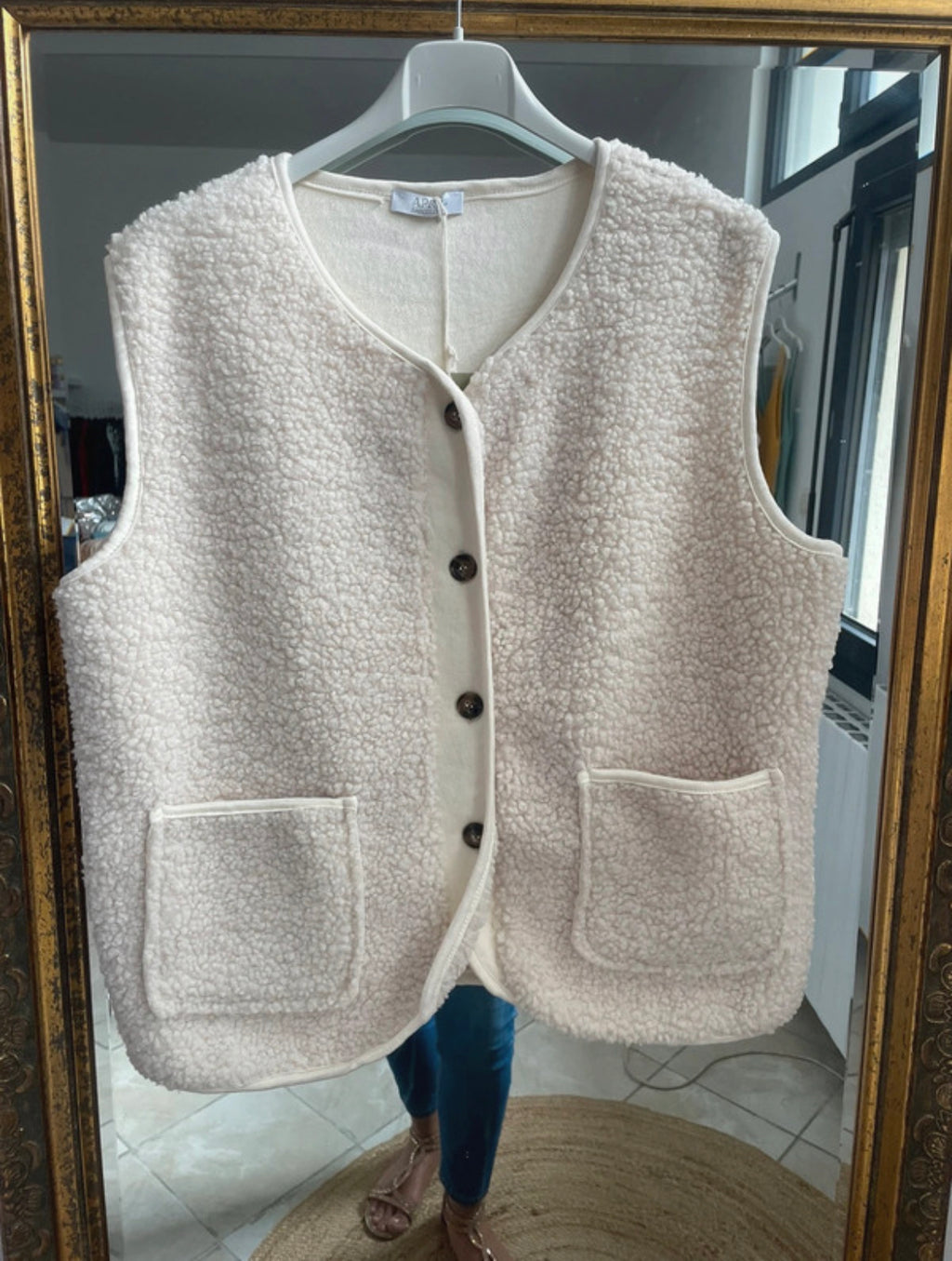 GILET ERIN ÉCRU image 0