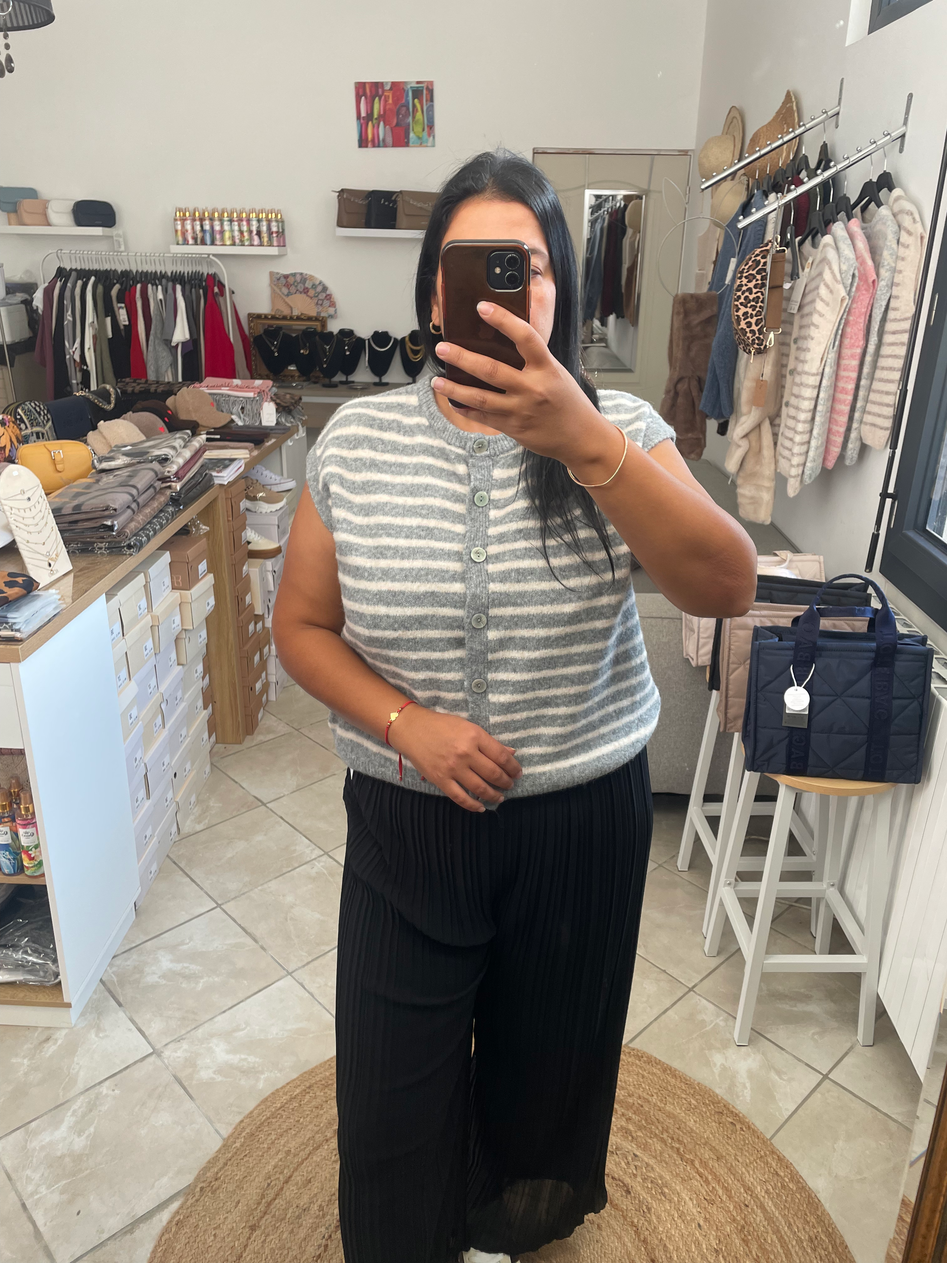 GILET AMY GRIS FONCÉ  image 1