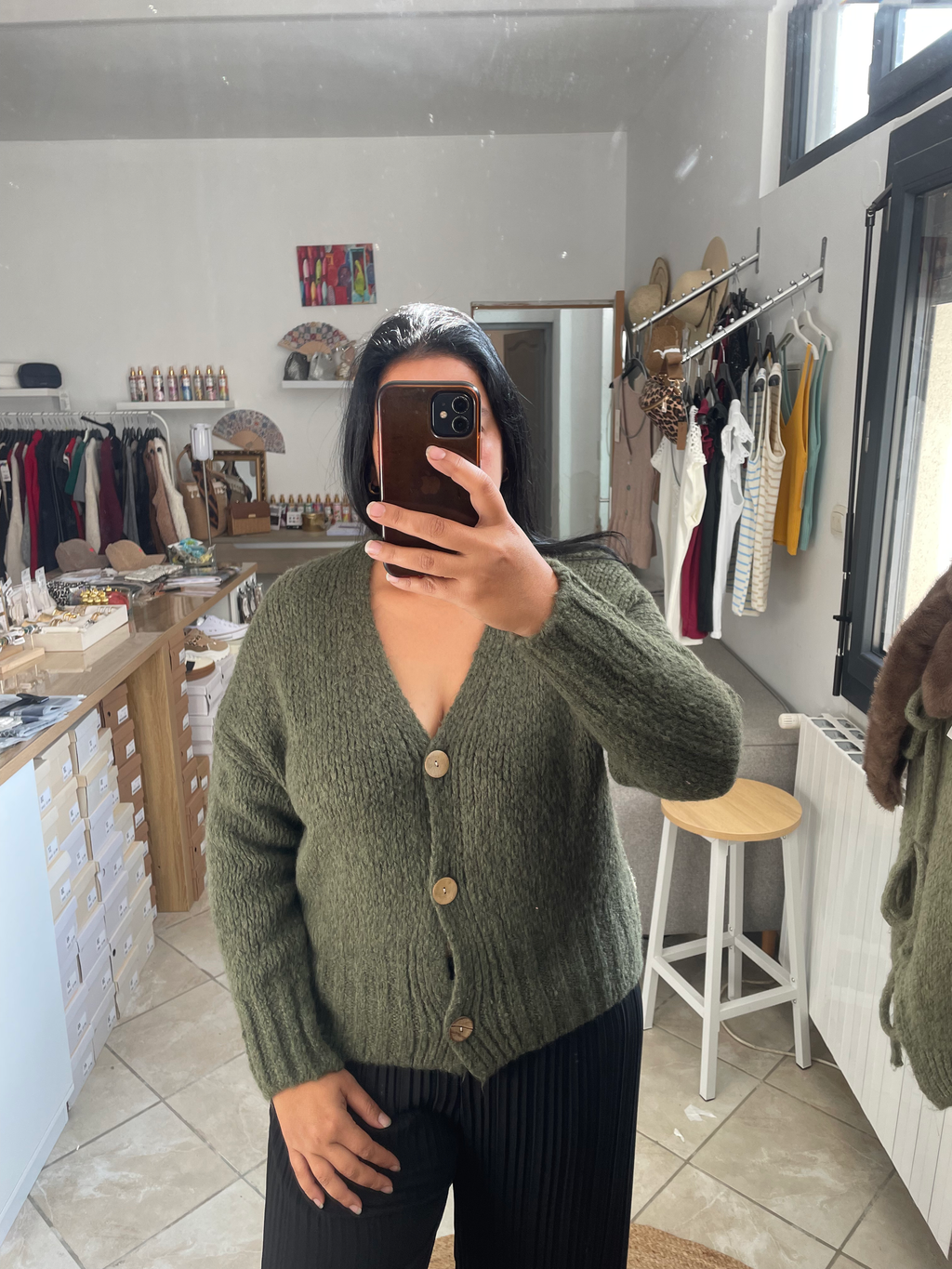 GILET PAULINA KAKI image 1