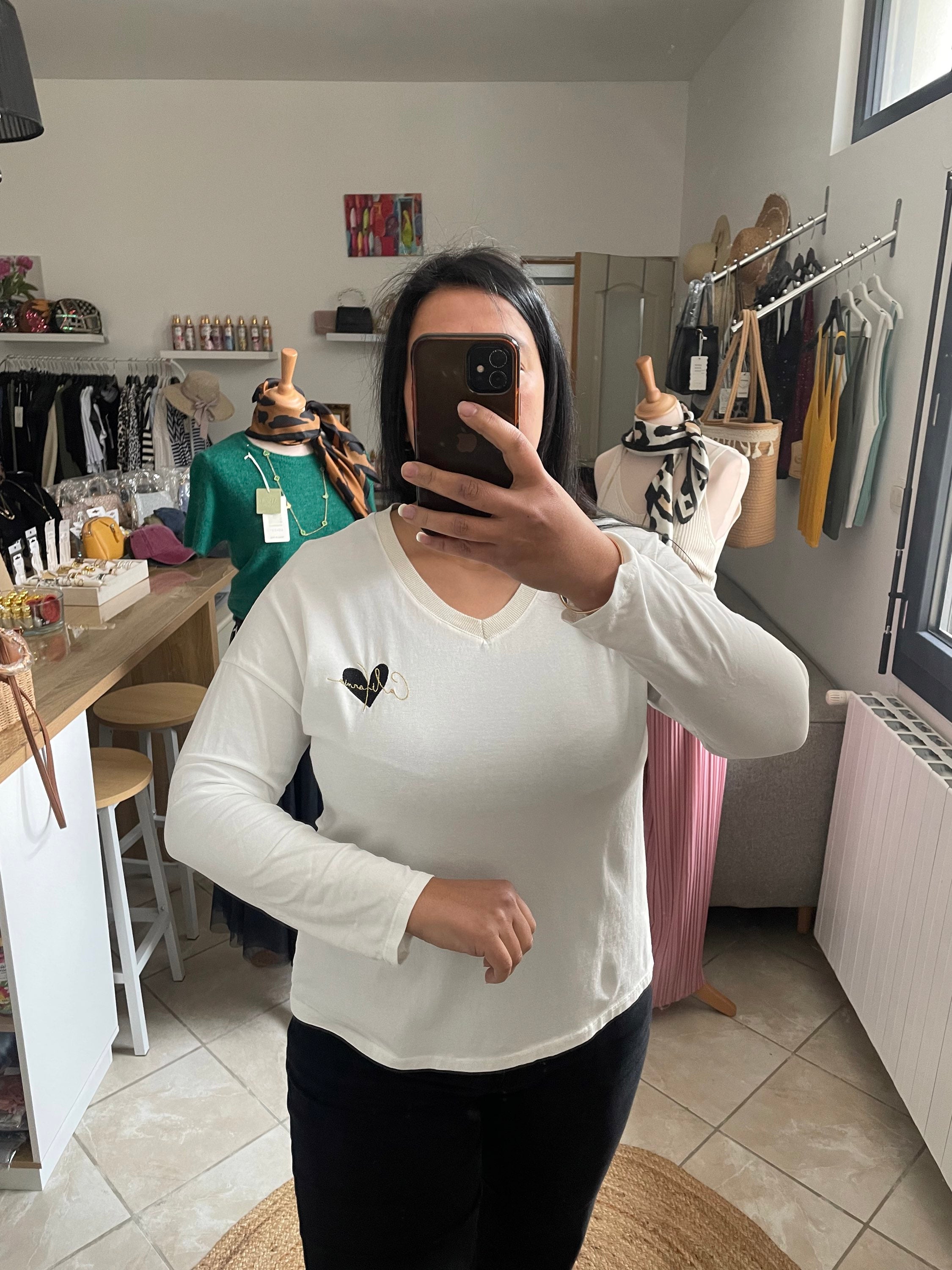 T-shirt california blanc image 1