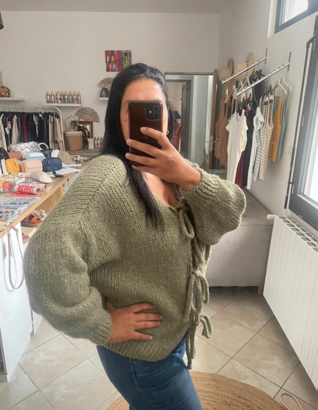 GILET KATHY KAKI image 3