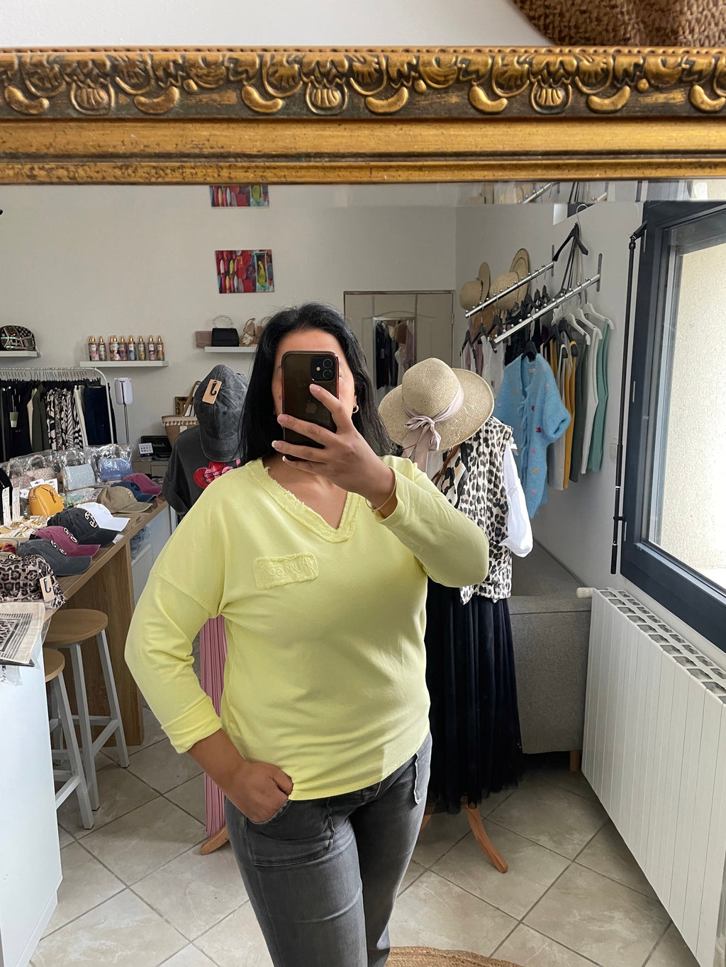 PULL ANGELA JAUNE image 0