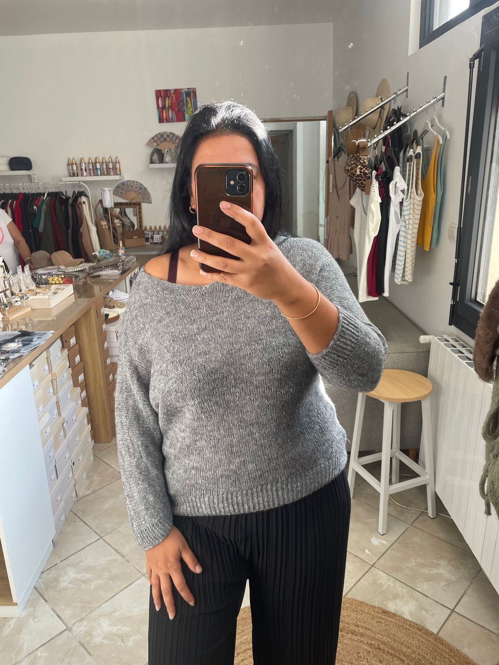 PULL GRACE GRIS  image 0