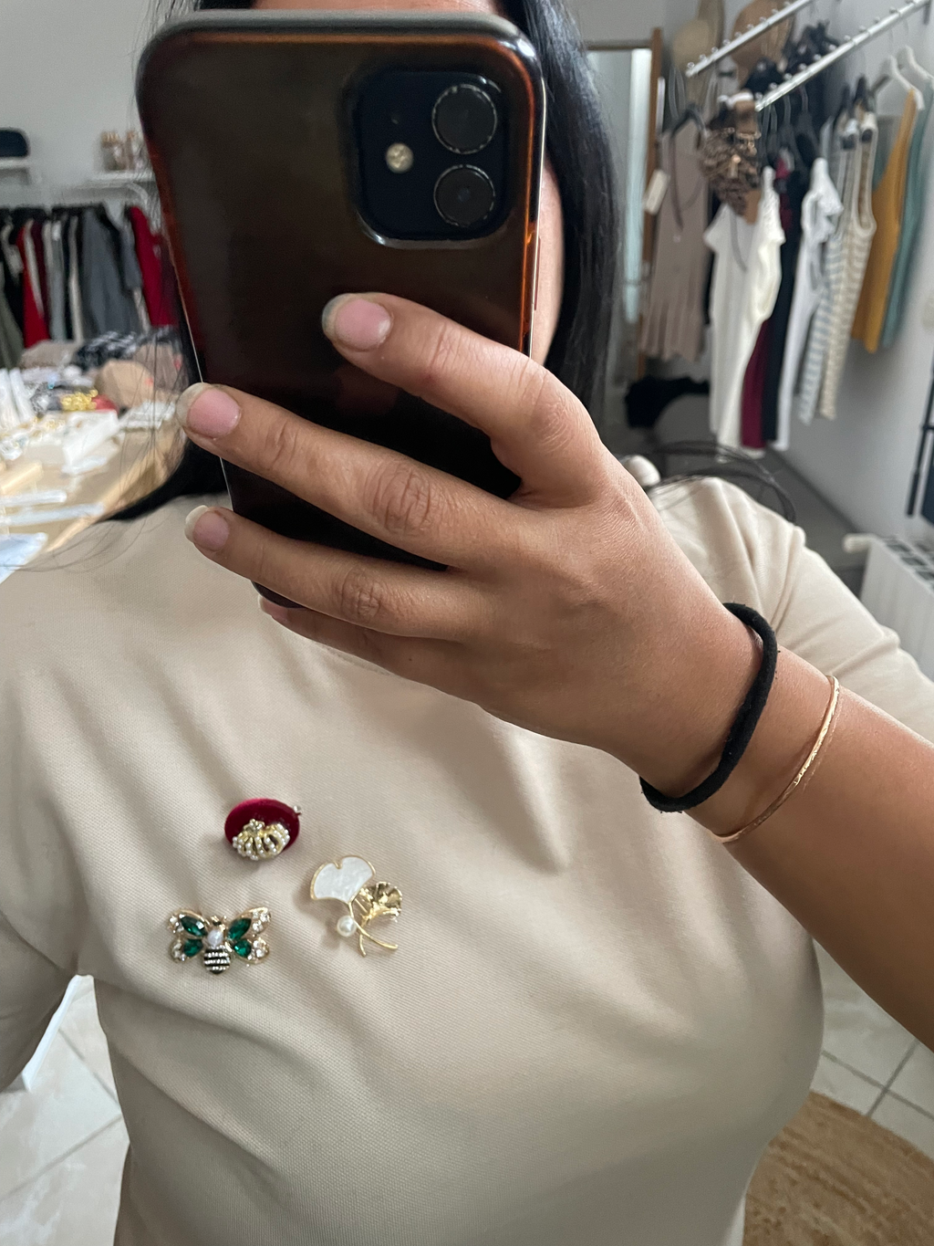 T-SHIRT CRYSTAL BEIGE image 1